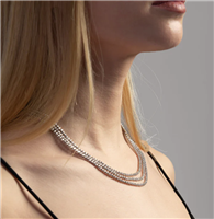 Collana Desmos Donna in Argento CRYSTAL 3F W 41 - CRYSTAL 3F W 41